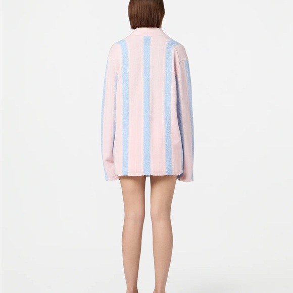 Guest In Residence Baja Everywear 100% Cashmere Cardigan Powder Pink Size S - Picture 12 of 12